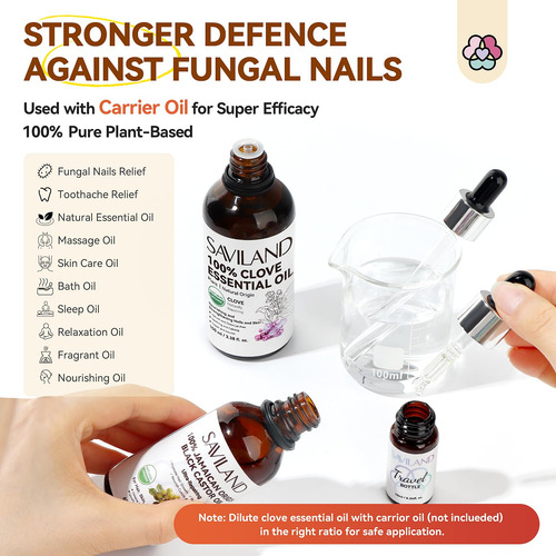 Tratamiento De Hongos En Uñas Y Uñas, Aceite De Clavo Savila