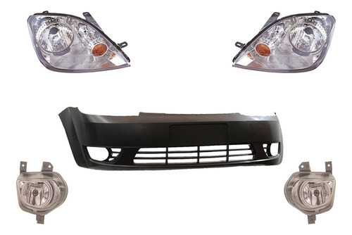 Kit Ford Fiesta 2003 - 2007 Fascia Par Faros Par Faros Niebl