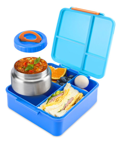 Caja De Almuerzo Bento Para Niños Con Termo De Sopa Wy97c