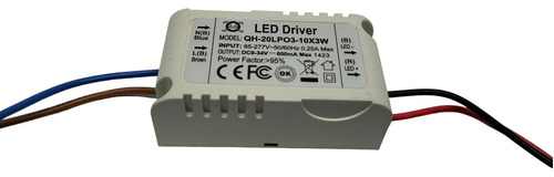 Led Driver 3x3w A 10x3w 9v A 34v Corriente Constante 600ma