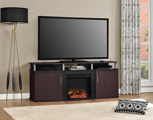Consola - Calefactor Chimenea Para Tv De Hasta 70