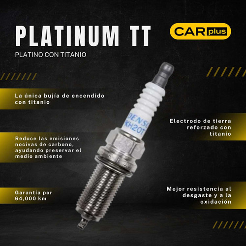 Kit De 4 Bujias Audi S3 Turbo 2002 1.8 Platinum Tt Denso