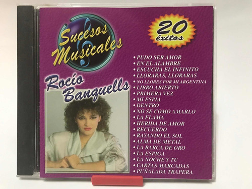 Roció Banquells Cd Sucesos Musicales 1999 Impecable