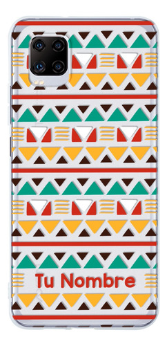 Funda Para Zte Étnico Tribal Abstracto Con Nombre