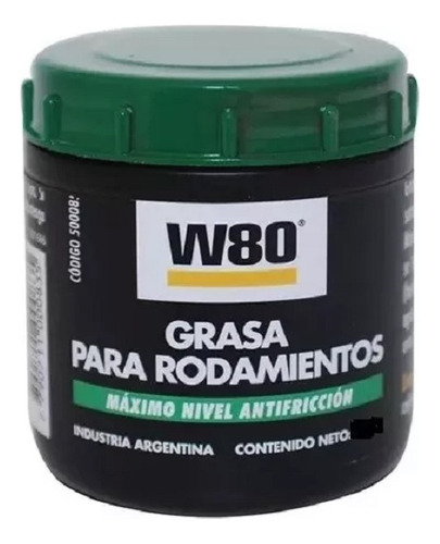 Grasa Rodamientos Rulemanes W80 Pote 100gr