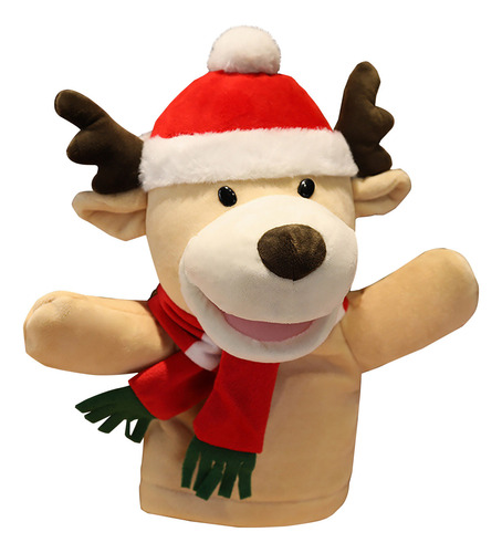 Peluches De Papá Noel, Marionetas De Mano, Boca Abierta, Man