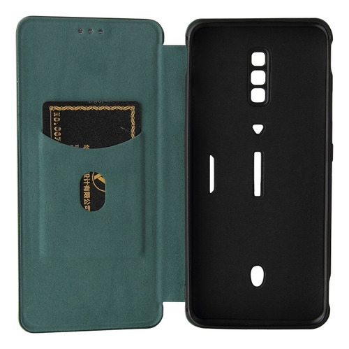 Funda De Carbono For Zte Blade/nubia, Con Tarjetero