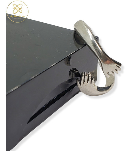 Imagen 4 de 8 de Anillo Plata Abrazo