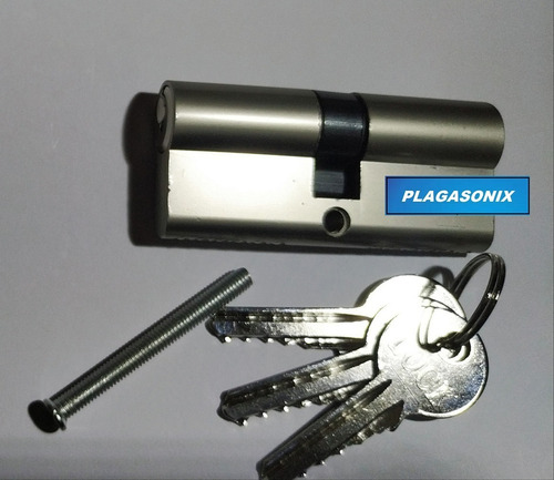 Imagen 6 de 10 de Cilindro Europerfil 70mm Simetrico 35/35 Leva 3 Llaves Yale