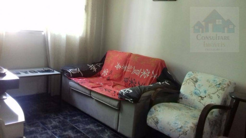 Imagem 2 de 22 de Apartamento Com 2 Dormitórios À Venda, 57 M² Por R$ 212.000,00 - Saboó - Santos/sp - Ap2143