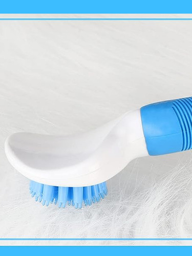 Cepillo Masaje Silicona Para Perros Gatos Pelo Largo Y Corto