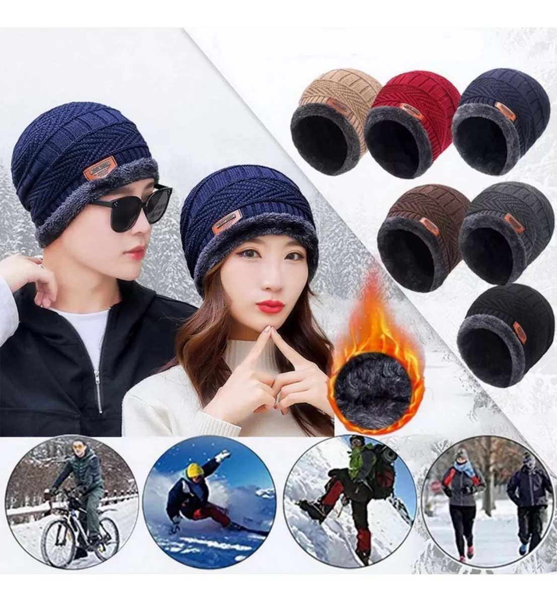 Tercera imagen para búsqueda de gorro de frio