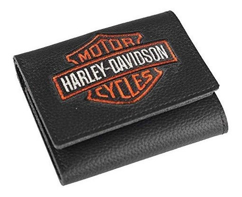 Harley-davidson Hombre Bordado La Barra Amp; Escudo P012c