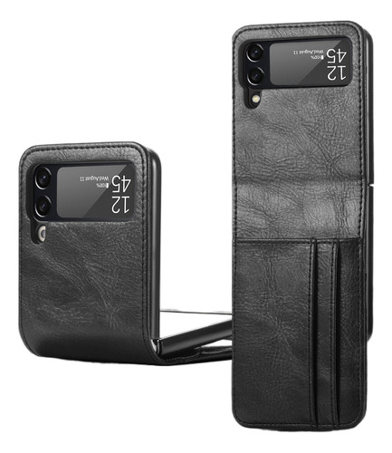 Para Samsung Z Flip 5 Z4 Funda Cartera De Hombre Tarjetero