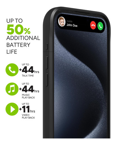 Funda Con Batería Mophie Juice Pack iPhone 15 - Legendary...