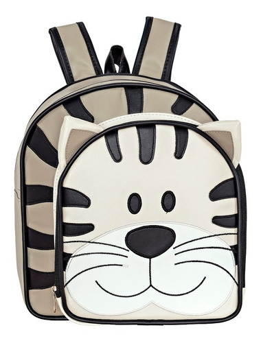 Mochila Kids Luxo Batistela Baby - Bebê - Maternidade Cor Tigre