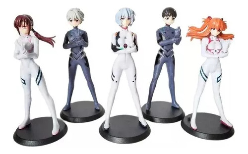 Figuras Anime Neon Genesis Evangelion Asuka Rei Mari Muñecos