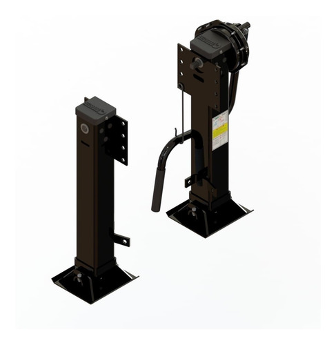 Juego Pata De Apoyo Semirremolque Robustec Completo Ral-2115