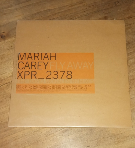 Mariah Carey  Fly Away  Vinilo 12' The David Morales Remixes