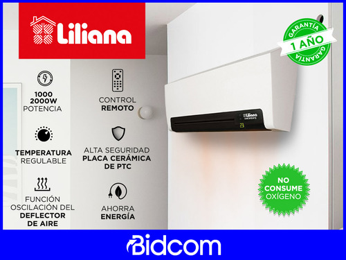 Caloventor Liliana Split Con Turbina Confortempo Blanco