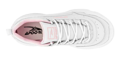 Apoort Tenis De Mujer 89602-1 Color Blanco