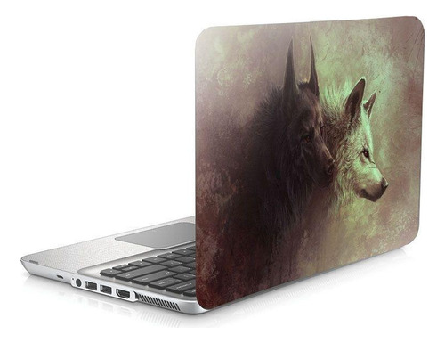 Skin Adesivo Protetor Para Notebook 15 Lobo Wolf B24