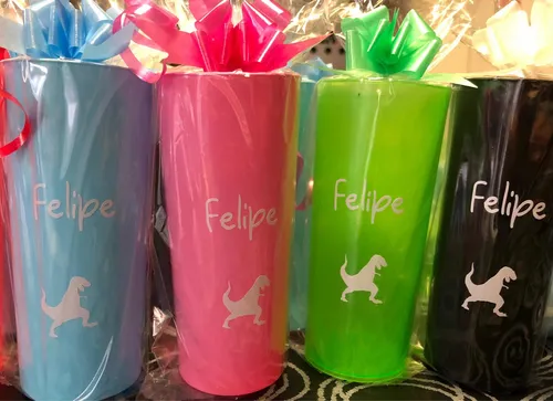 Vaso Plastico Trago Largo Personalizado Souvenirs Cumpleaños