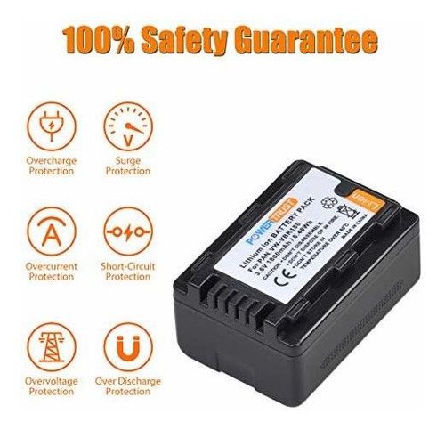 Vw Vbk Bateria Cargador Usb Para Pansonic Hc 5 Hdc Hs Sd