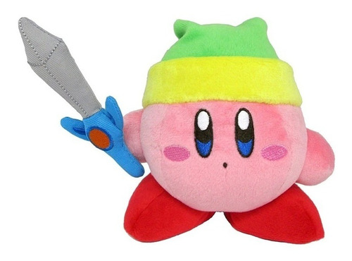 Peluche Juguete Kirby Espada Link Felpa 16cm Little Buddy /u