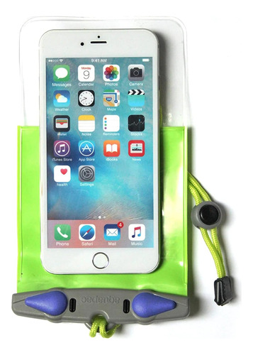 Funda Impermeable Para Telefono Aquapac 363 Color Verde