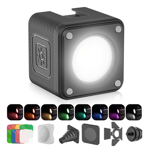 Ulanzi Led Video Impermeable Ip68 Kit De Cámara Mini Cubo Co