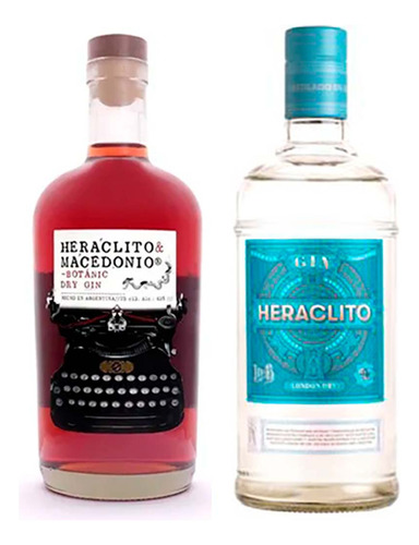 Gin Heraclito Y Macedonio + Heraclito London Dry T Baltimore