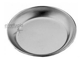 Imagen 3 de 4 de Kit 7 Platos Llanos Hondo Acero Inoxidable Excelente Calidad