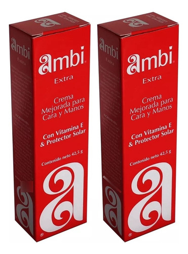 Crema Ambi Roja Elimina Manchas Y Paño, Aclarante (2 Piezas)