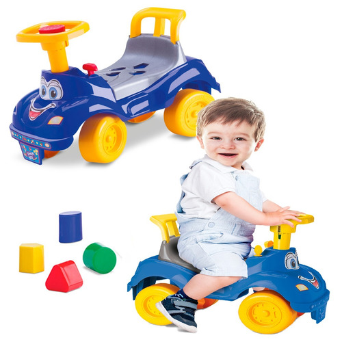 Totoka Triciclo Infantil Bebe Carrinho Totokinha Menino Azul