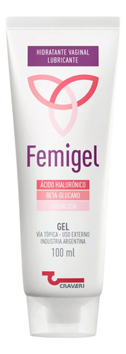 Femigel Lubricante Intimo Gel Hidratante Vaginal X 100 Ml Sabor No