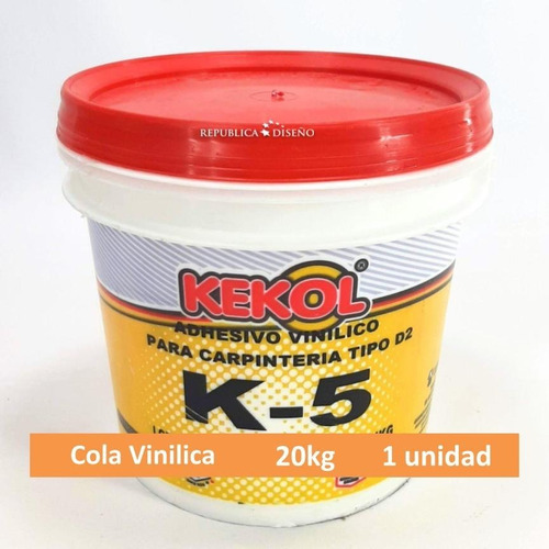 Cola Vinilica De Carpintero Secado Rapido Kekol K-5 20kg 
