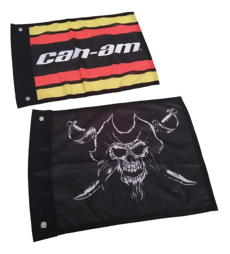 Banderas Para Antenas Led X3 Can Am Rzr Etc Par Pirata Can Y