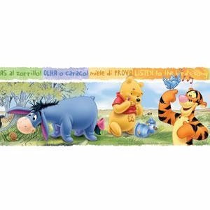 Papel Guarda Muresco Empapelado Vinilico  Disney Winnie Pooh