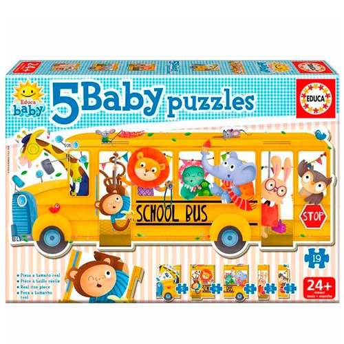 Educa Baby Puzzle School Bus 18026