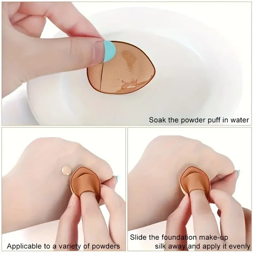 Mini Esponja For Aplicar Corrector Facial Portátil