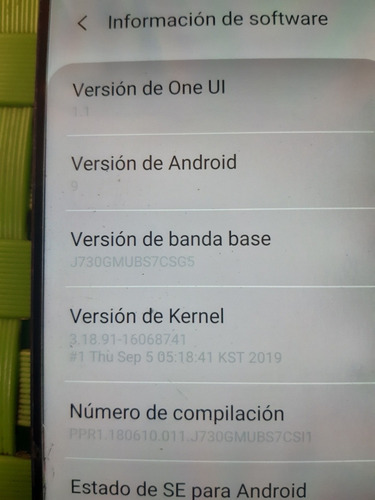 Samsung Galaxy J7 Pro Detalle Pantalla Rota