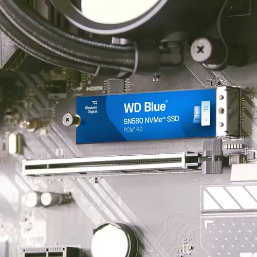 Disco Sólido Ssd M2 Pcie Nvme Wd Sn580 Blue 500gb 3