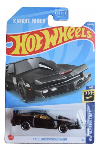 Hot Wheels Auto Fantástico Kitt Knight Rider Original