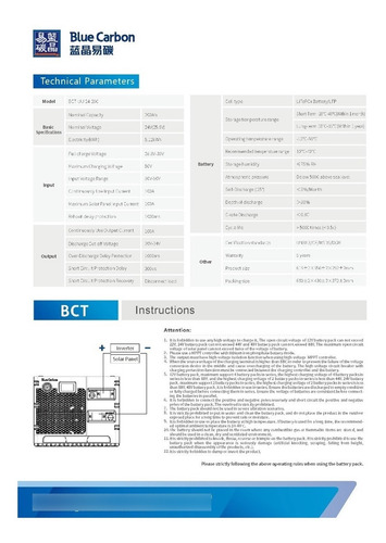Imagen 6 de 8 de Bateria Solar Litio Lifepo4 200ah 24v