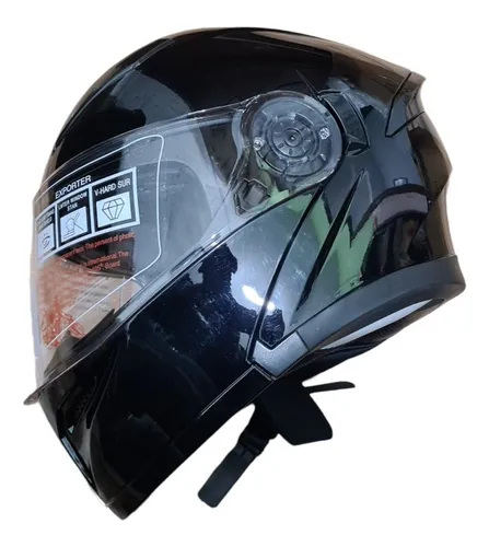 Casco Motociclista Abatible Deportivo Marferi Negro 77 705