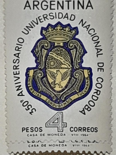 Estampilla      Universidad Nacional De Córdoba    1214   A3