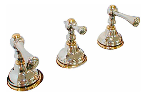 Griferia Bimando De Bidet Cromado-oro