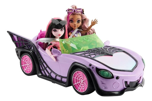 Monster High Vehículo Ghoul Móvil Mattel Muñecas Incluidas 