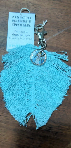 Imagen 3 de 3 de Llavero Y/o Protector Identificador De Bolso Virgen De Lujan
